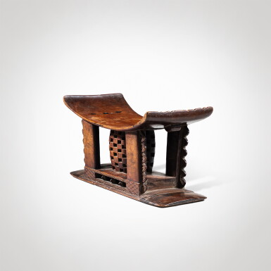 View full screen - View 1 of Lot 189. Akan Seat, Côte d'Ivoire.