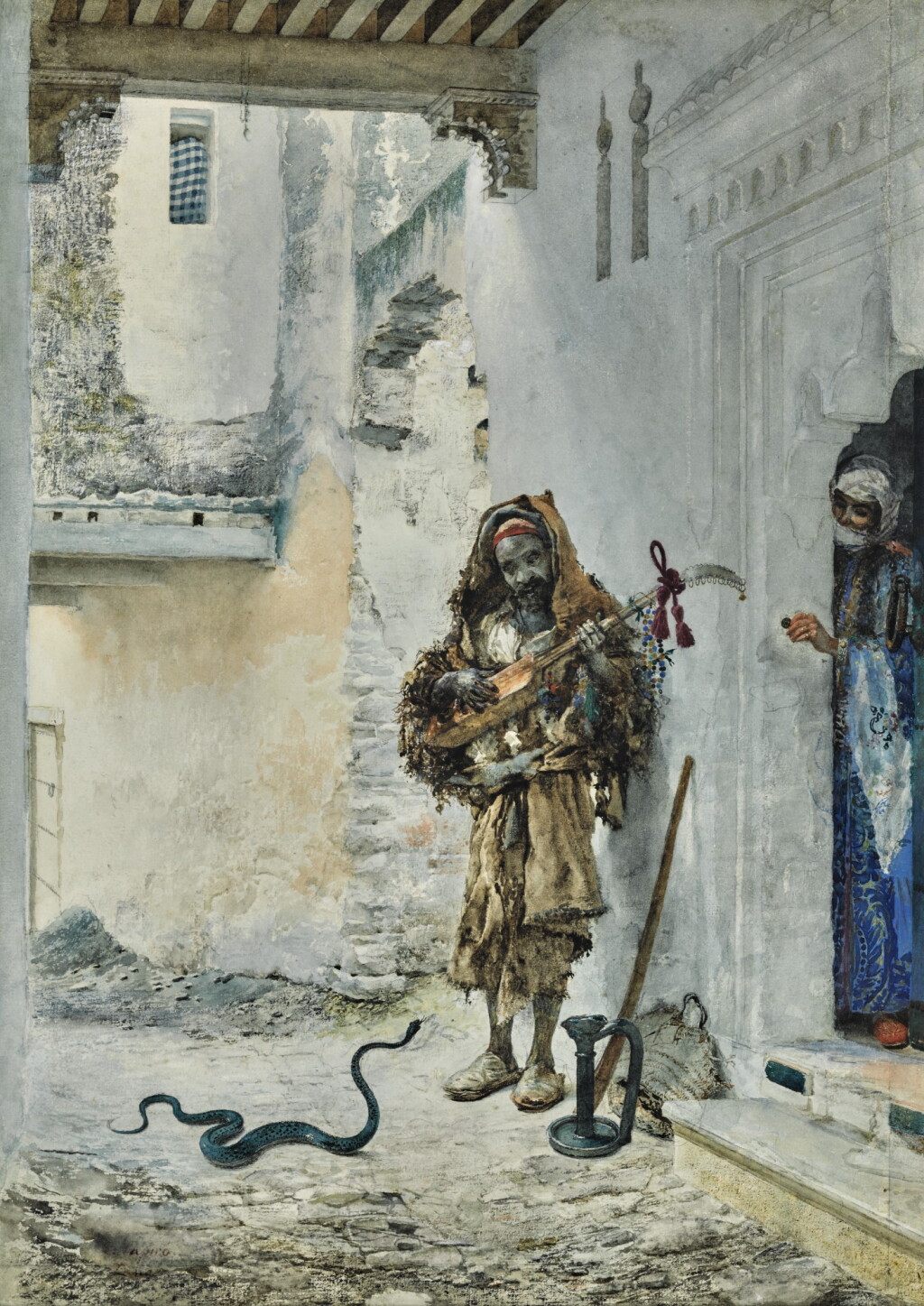 View full screen - View 1 of Lot 59. The Snake Charmer.