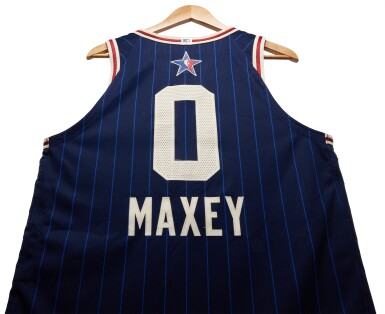 View full screen - View 1 of Lot 20. Tyrese Maxey Game Worn ‘NBA All-Star Game’ Complete Uniform | NBA All-Star Game Debut.