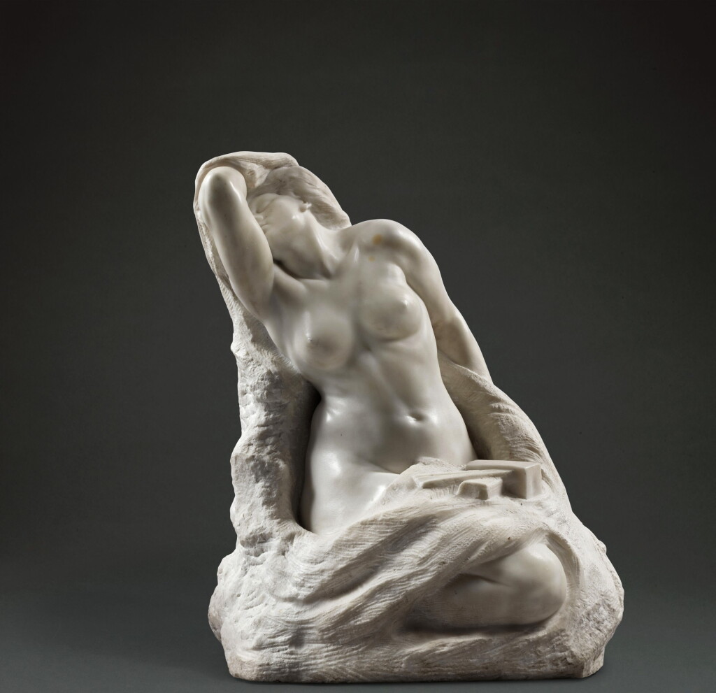 View full screen - View 1 of Lot 59. GUSTAVE FRÉDÉRIC MICHEL | LA FORME SE DÉGAGEANT DE LA MATIÈRE (THE SHAPE RELEASES HERSELF FROM THE MATERIAL).