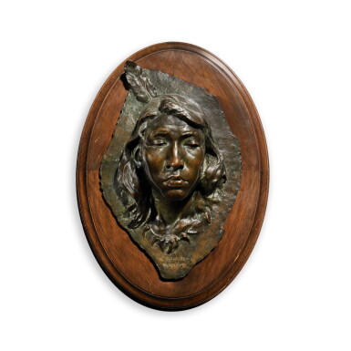 View full screen - View 1 of Lot 41. The Sioux Brave, Black Pipe.