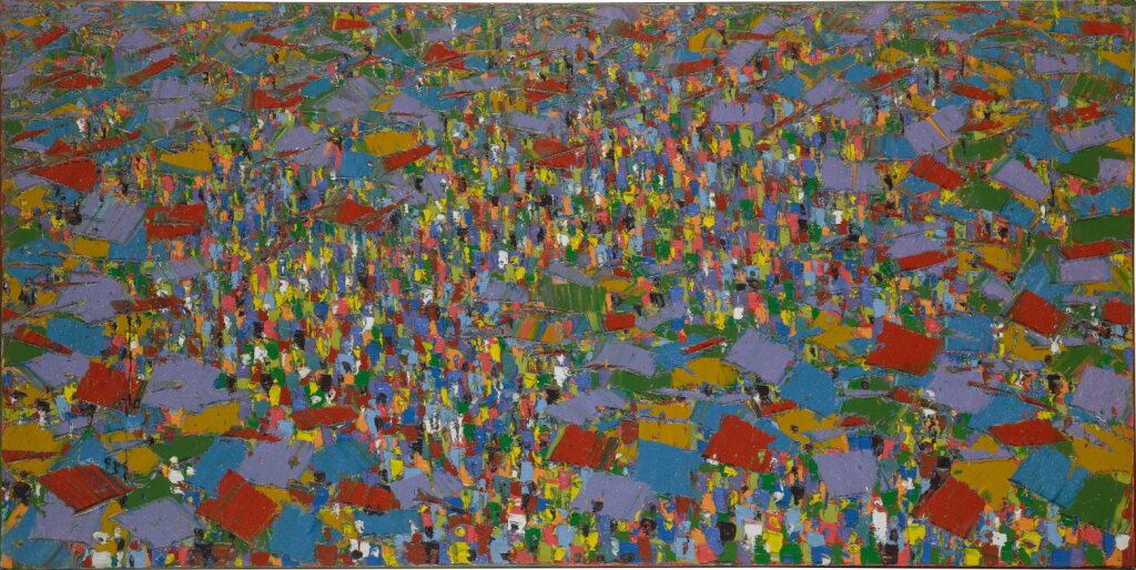 View full screen - View 1 of Lot 27. Market Scene .