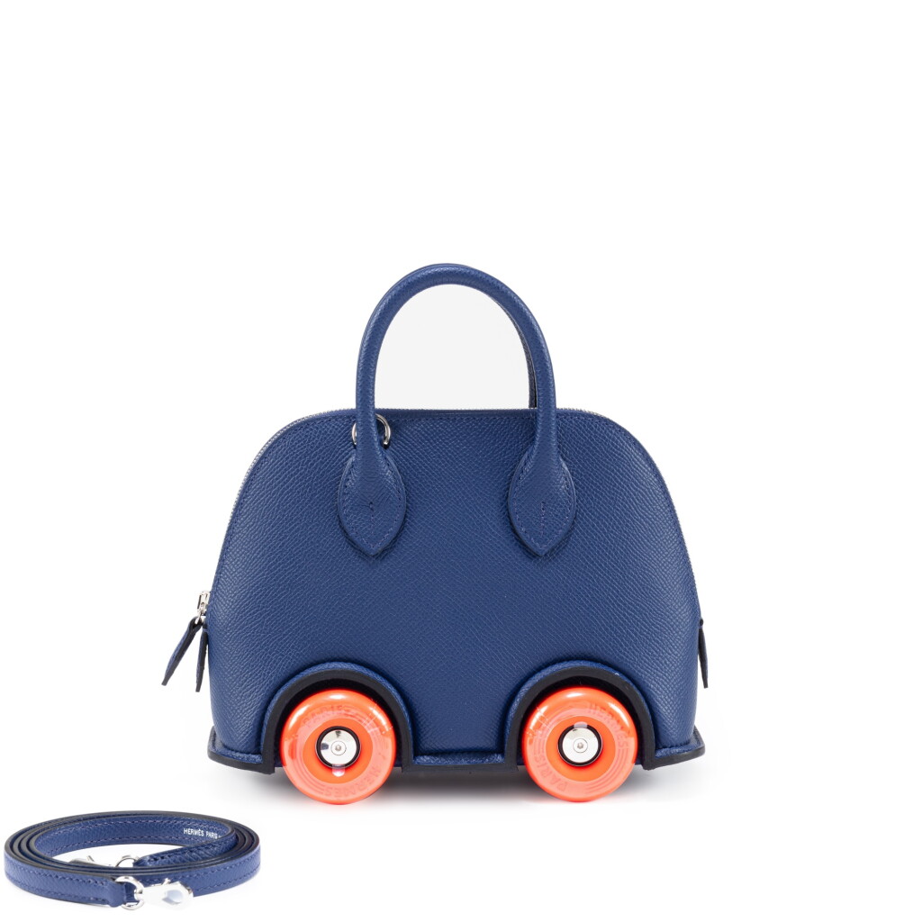 View full screen - View 1 of Lot 637. Limited Edition Bleu Saphir Epsom Bolide On Wheels Palladium Hardware, 2023.