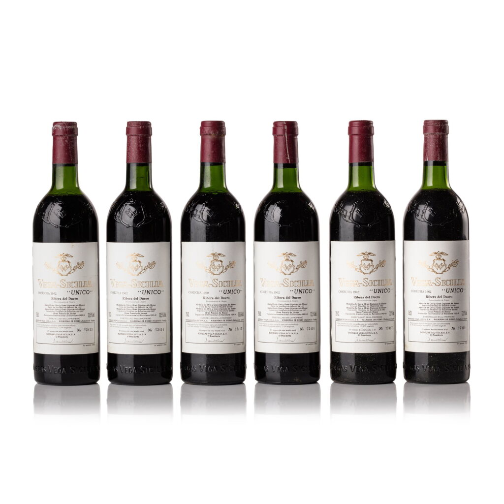 View full screen - View 1 of Lot 683. Vega Sicilia 'Unico' 1962 (6 BT).