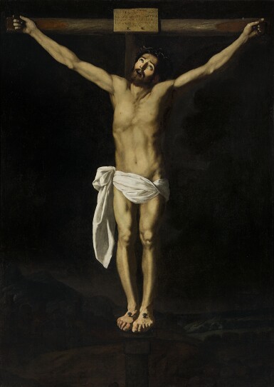 View full screen - View 1 of Lot 12. FRANCISCO DE ZURBARÁN | Christ on the Cross | 弗朗西斯科・德・蘇巴蘭 | 《十字架上的基督》.