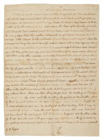 Jefferson, Thomas | "one act of his life, & never but one, gave me personal displeasure"