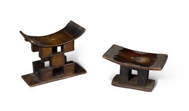 View full screen - View 1 of Lot 85. A Ghanaian Ashanti stool.