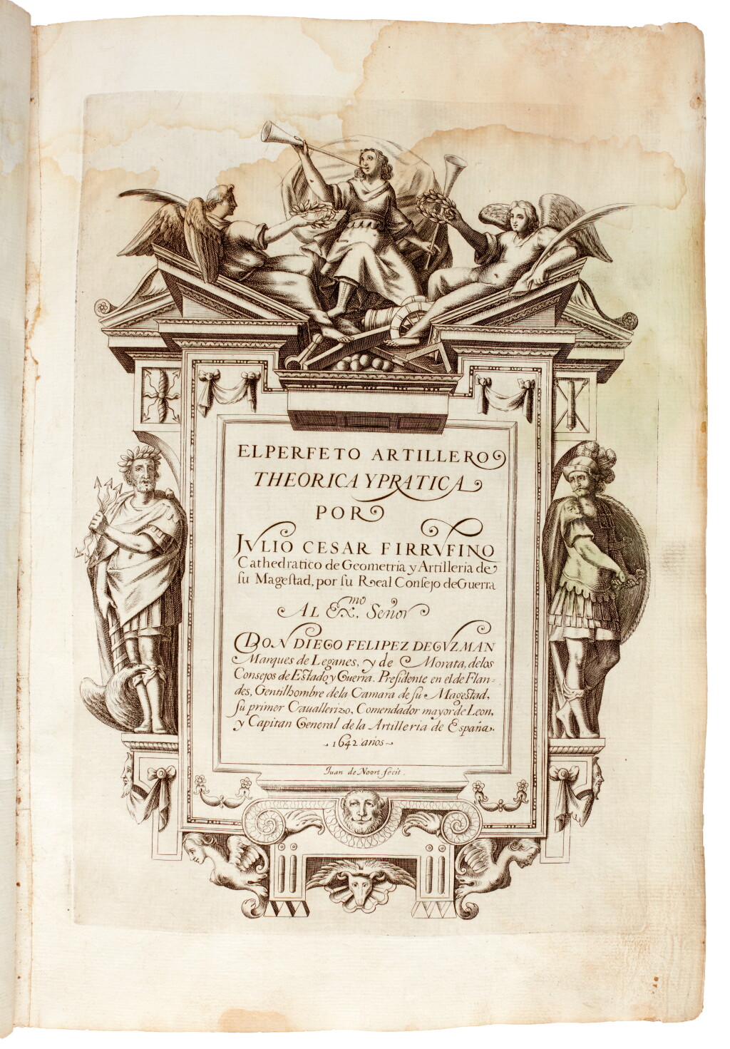 View full screen - View 1 of Lot 113. Firrufino, El perfeto artillero, Madrid, 1648, contemporary limp vellum .