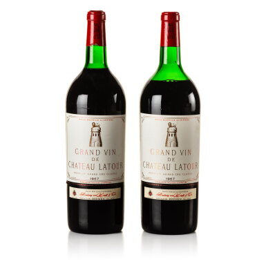 View full screen - View 1 of Lot 13. Château Latour 1967 (2 MAG).