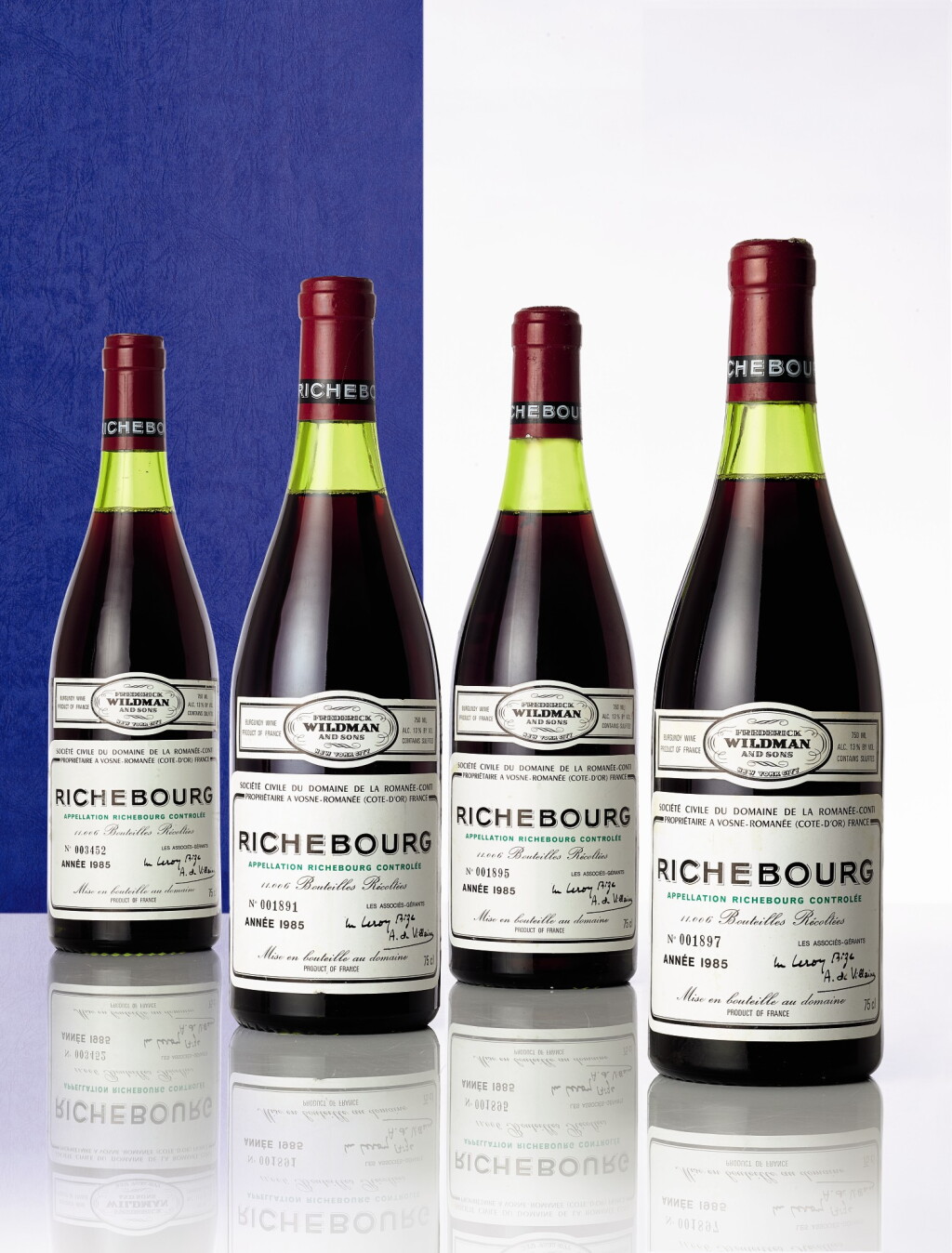 View full screen - View 1 of Lot 5116. Richebourg 1985 Domaine de la Romanée-Conti (5 BT).