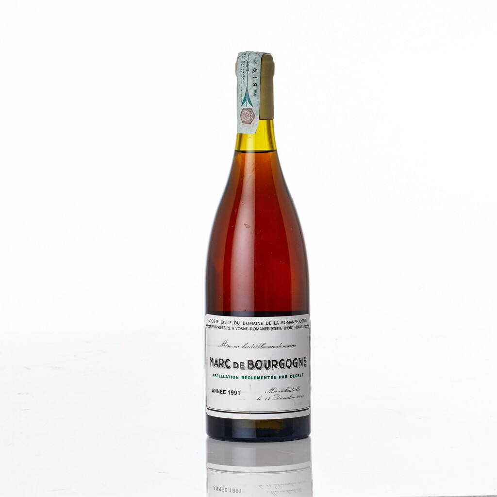 View full screen - View 1 of Lot 6240. Marc de Bourgogne 1991 Domaine de la Romanée-Conti (1 BT70).