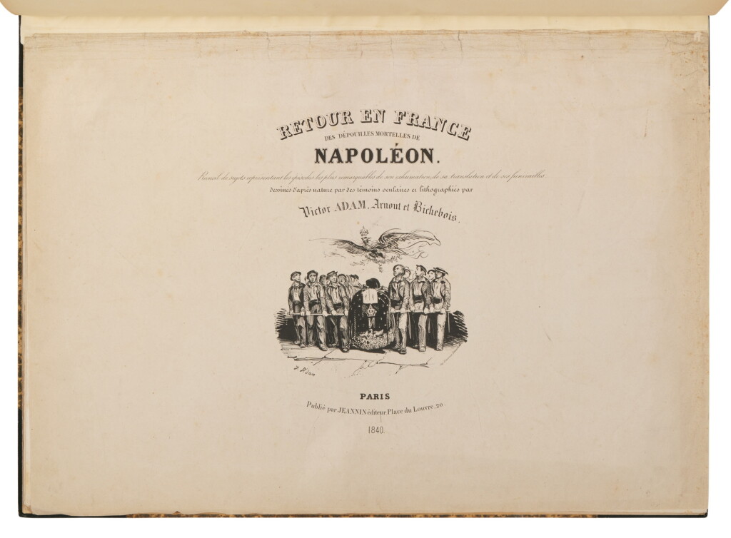 View full screen - View 1 of Lot 1055. Adam, Victor | The "retour des cendres" of Napoleon.
