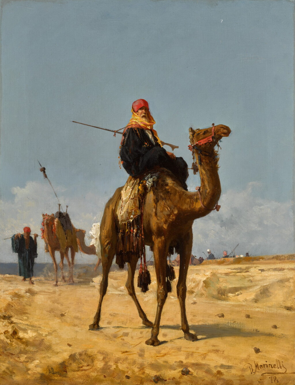 View full screen - View 1 of Lot 22. Bedouins in the Desert.