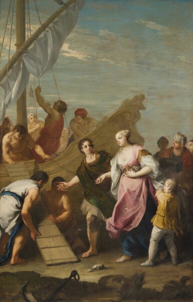 View full screen - View 1 of Lot 27. Embarkation of Helen of Troy.