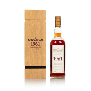 View full screen - View 1 of Lot 34. The Macallan Over 40 Year Old 54.1 abv 1961 (1 BT75).