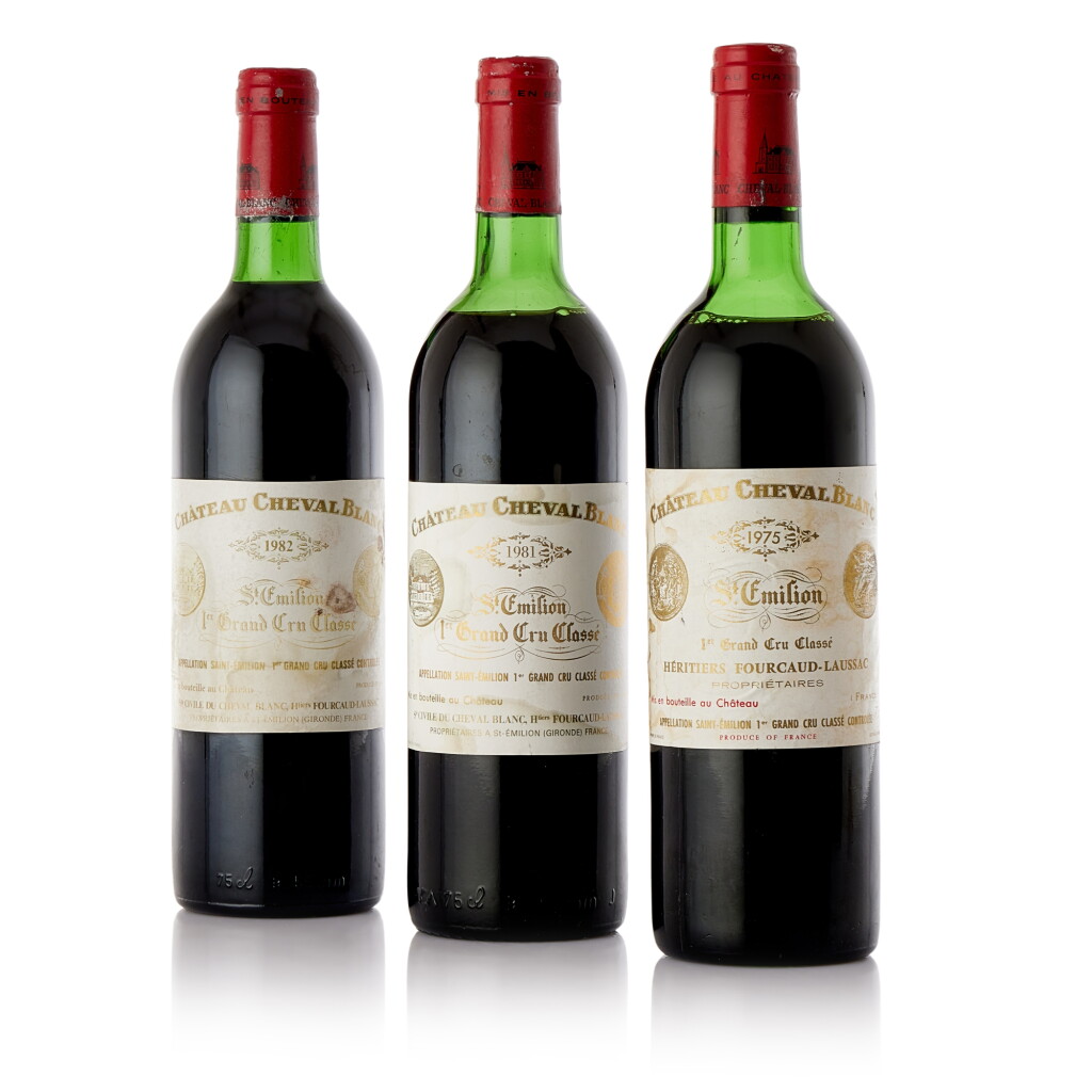 View full screen - View 1 of Lot 6368. Château Cheval Blanc "Vertical" (4 BT).