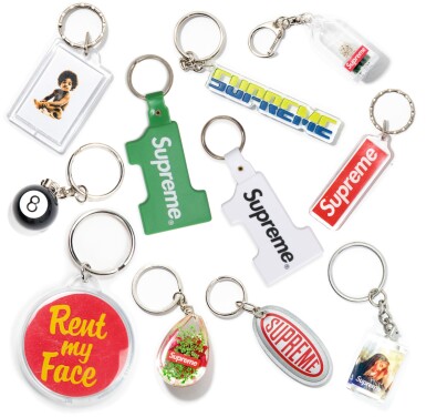 View full screen - View 1 of Lot 87. A GROUP OF 11 PLASTIC SUPREME KEYCHAINS.