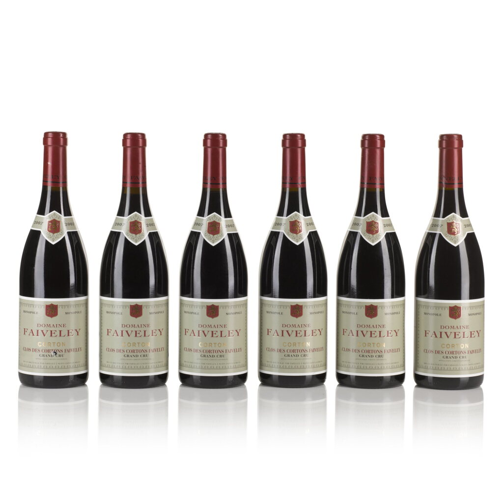 View full screen - View 1 of Lot 155. Corton, Clos des Cortons 2007 Faiveley (6 BT).