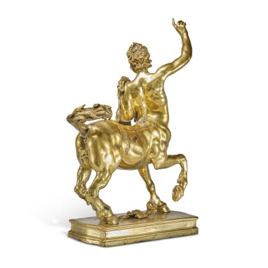 View full screen - View 1 of Lot 68. An Italian Gilt-Bronze Model of the Furietti Centaur, Attributed to Giovanni Giacomo Zoffoli (1745-1805), Rome, Circa 1765 .