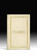 SAINT-JOHN PERSE. Eloges. 1911. Très rare édition originale. Reliure de Pierre Legrain en parchemin.