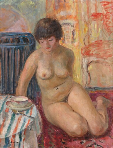 View full screen - View 1 of Lot 241. Nu à la tasse de thé.