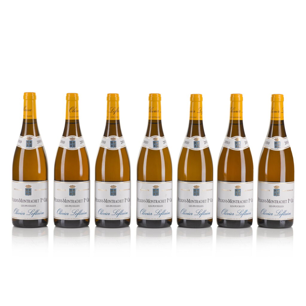 View full screen - View 1 of Lot 522. Puligny Montrachet, Les Pucelles 2010 Olivier Leflaive (7 BT).
