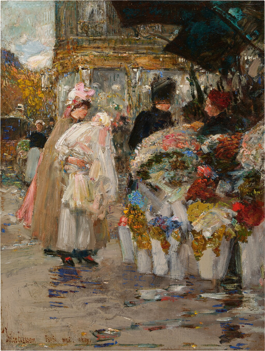 View full screen - View 1 of Lot 507. Corner Flower Shop.