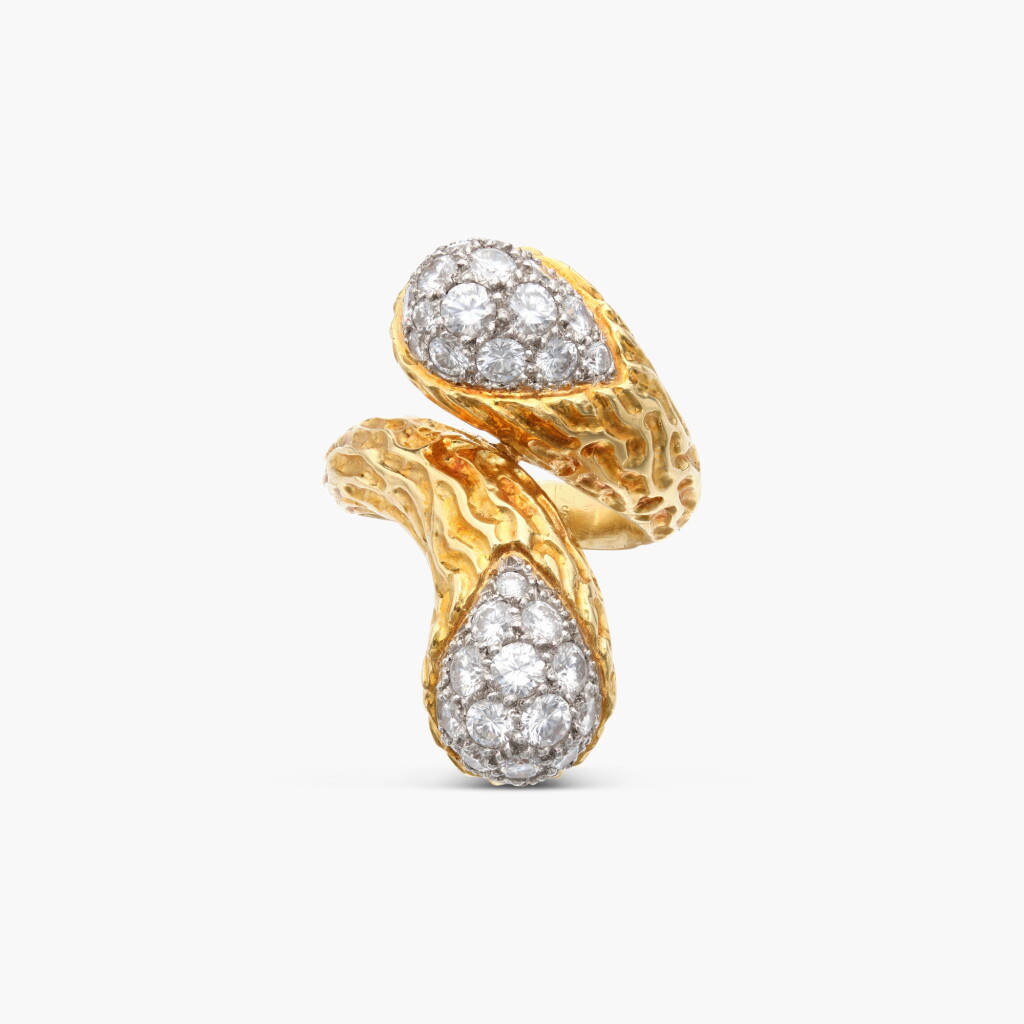 View full screen - View 1 of Lot 927. Gold and Diamond ‘Serpent Bohème’ Ring.