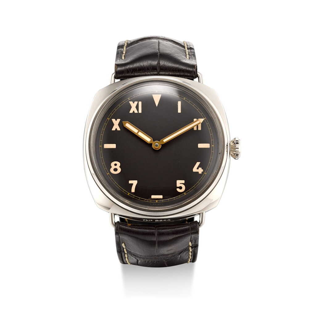 View full screen - View 1 of Lot 1110. PANERAI | RADIOMIR 3 DAYS, REFERENCE PAM00376, A LIMITED EDITION WHITE GOLD WRISTWATCH WITH CALIFORNIA DIAL, CIRCA 2012.