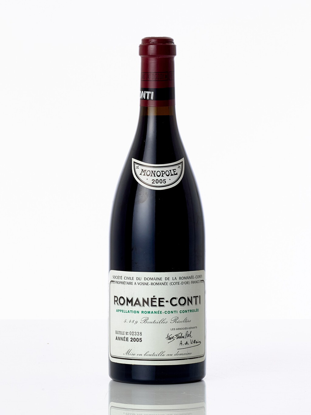 View full screen - View 1 of Lot 6438. Romanée Conti 2005 Domaine de la Romanée-Conti (1 BT).