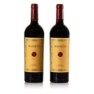 View full screen - View 1 of Lot 657. Masseto 2016 (2 BT).