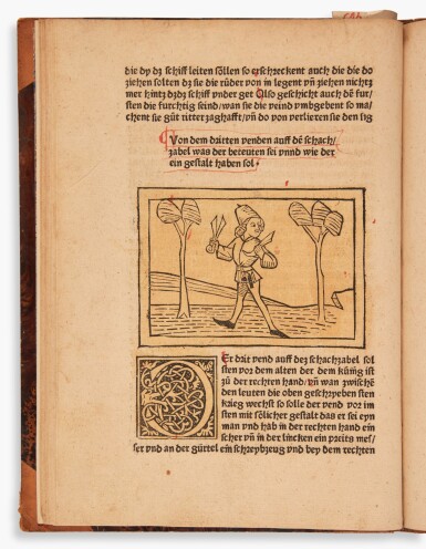 View full screen - View 1 of Lot 10. Jacobus de Cessolis | Schachzabelbuch, Strasbourg, 1483, von der Lasa copy.