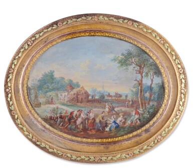 View full screen - View 1 of Lot 30. Louis-Nicolas van Blarenberghe | 1716 - 1794 | Fête champêtre.