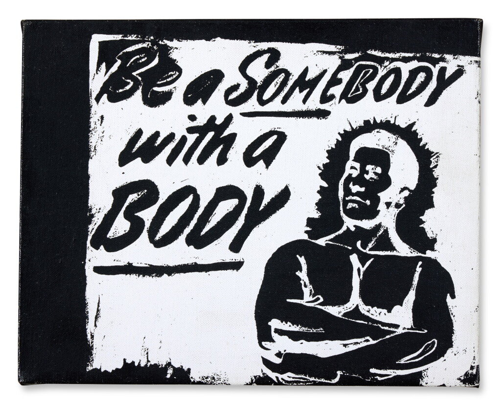 View full screen - View 1 of Lot 745. Be a Somebody With a Body.