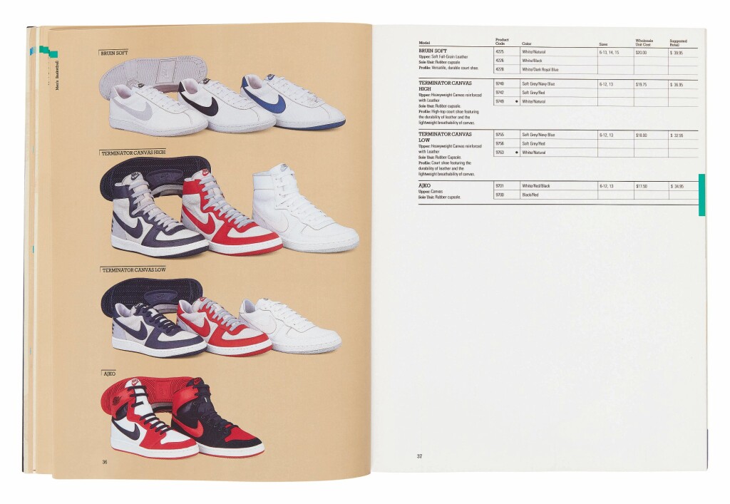 Nike Performance Catalogue Fall 1986 Michael Jordan Shattered