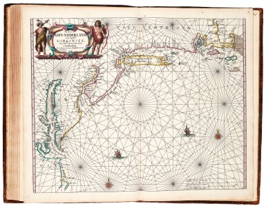 View full screen - View 1 of Lot 133. Loon | Klaer-lichtende noort-star ofte Zee-atlas, 1666.