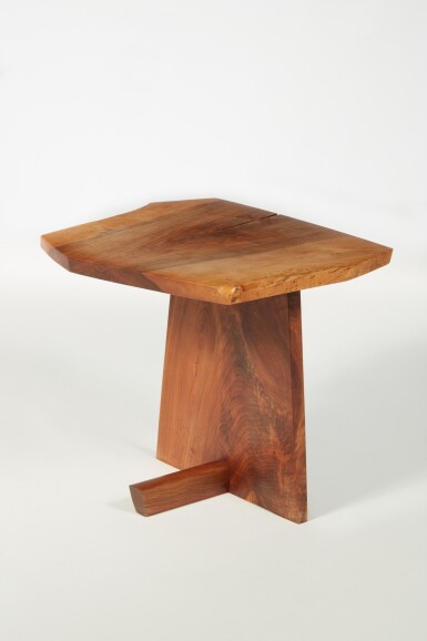 View full screen - View 1 of Lot 123. Mira Nakashima, "Minguren I" Side Table.