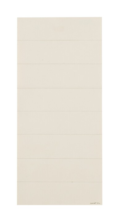 View full screen - View 1 of Lot 506. SOL LEWITT | FOLDED PAPER PIECE.