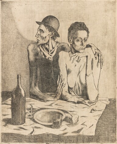 View full screen - View 1 of Lot 412. PABLO PICASSO | LE REPAS FRUGAL (BLOCH 1; BAER 2).