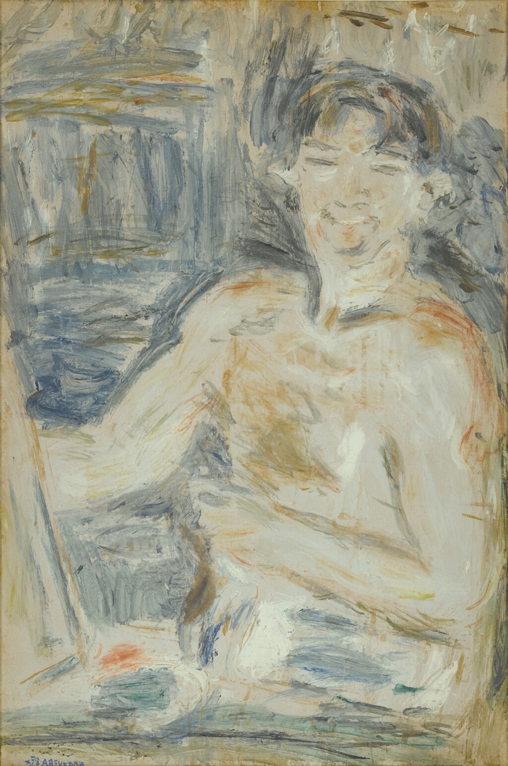View full screen - View 1 of Lot 648. Autorretrato.