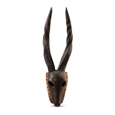 View full screen - View 1 of Lot 14. Ogoni antelope Mask, Nigeria | Masque antilope, Ogoni, Nigeria.