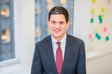 View full screen - View 1 of Lot 4. Virtual Conversation with David Miliband.