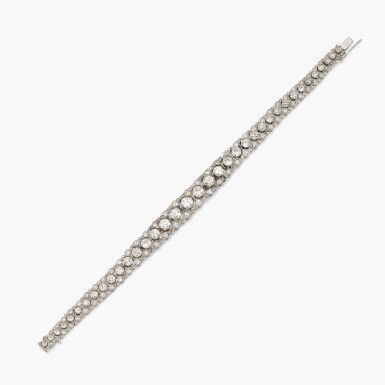 View full screen - View 1 of Lot 155. Diamond Bracelet.
