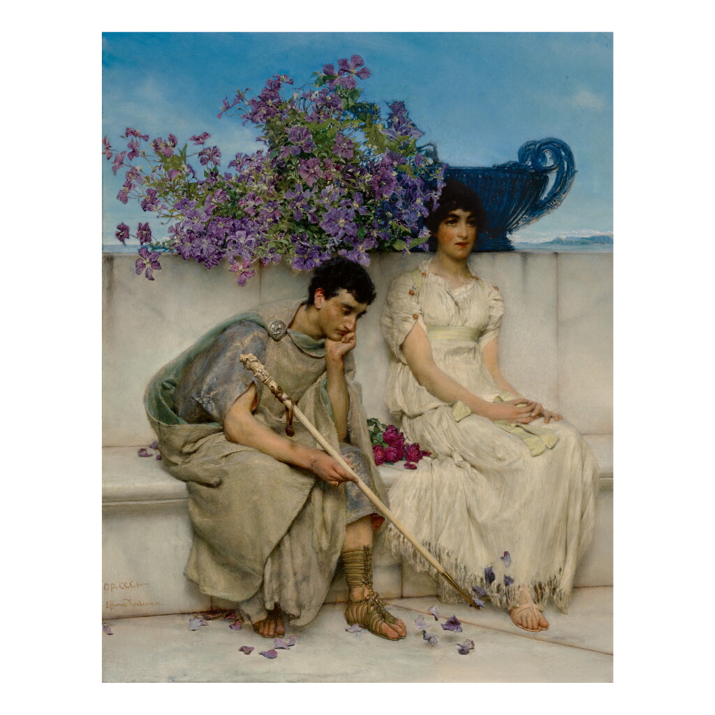 View full screen - View 1 of Lot 11. SIR LAWRENCE ALMA-TADEMA, O.M., R.A. | AN ELOQUENT SILENCE.