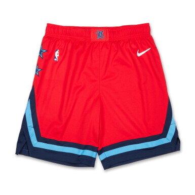 View full screen - View 1 of Lot 40. Matas Buzelis 2025-2026 Game Worn ‘Rising Stars’ Shorts.