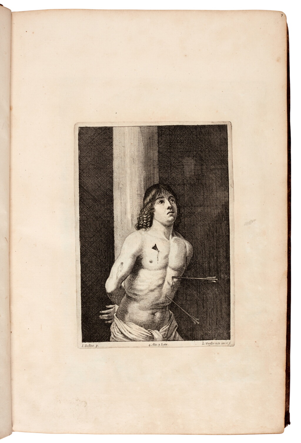 View full screen - View 1 of Lot 212. Teniers | Theatrum pictorium, Brussels, 1660, contemporary calf with the arms of Archduke Leopold Wilhelm.