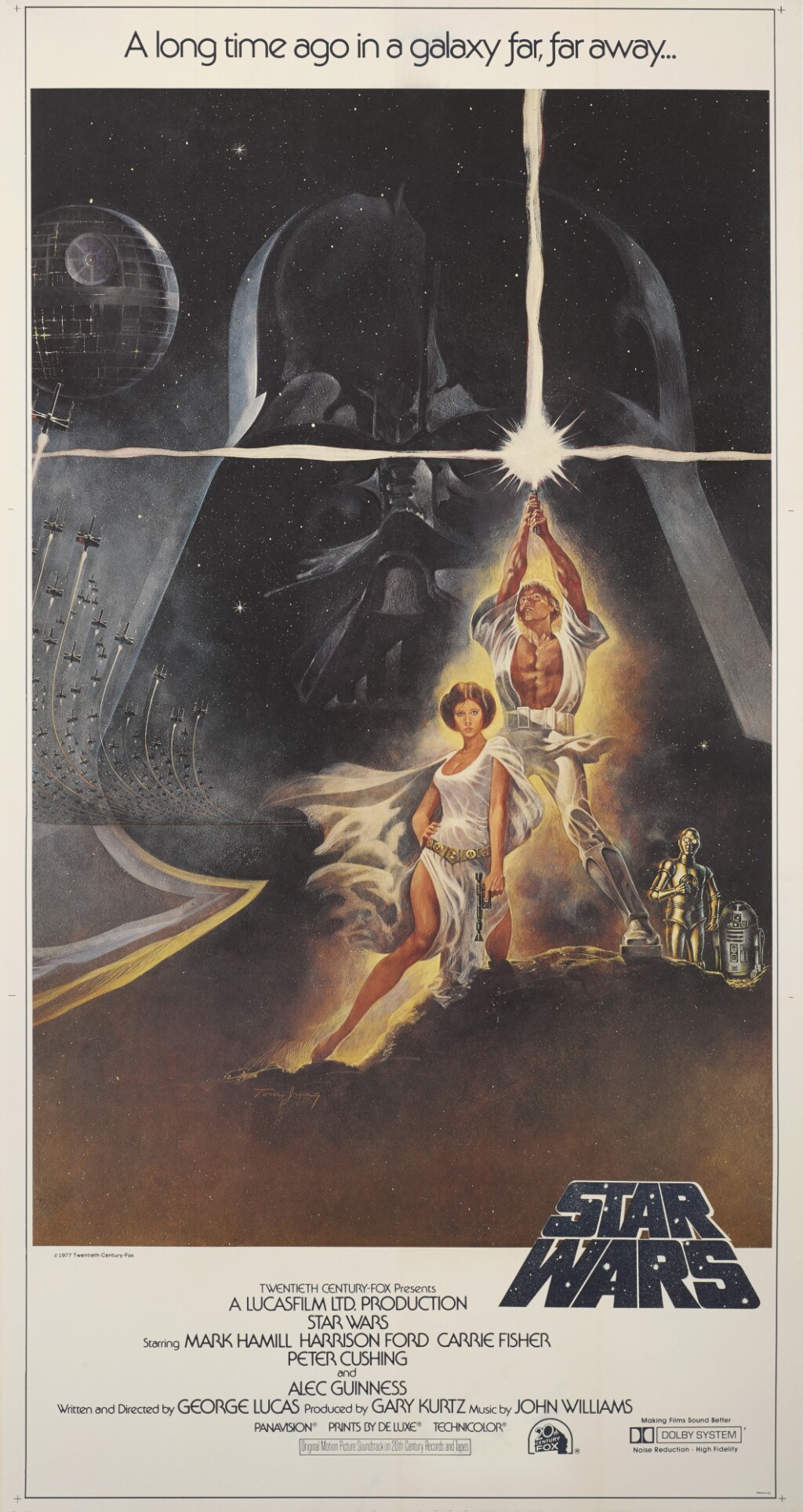 View full screen - View 1 of Lot 113. STAR WARS (1977) POSTER, US.