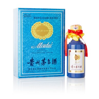 View full screen - View 1 of Lot 1730. 2016年產國酒茅台香港之友協會專用茅台酒50年(藍茅) Kweichow Moutai HK Friends Of Moutai Special Edition Aged 50 Years 2016 (1 BT50).