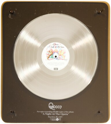 View full screen - View 1 of Lot 2050. Queen – Freddie Mercury's Dutch sales awards.