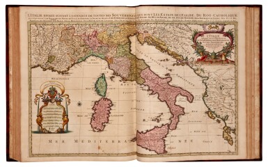 View full screen - View 1 of Lot 43. Alexis Hubert Jaillot and Nicolas Sanson | Atlas nouveau. Amsterdam, 1692-1696, in fine contemporary colour.